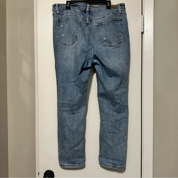 Judy Blue High Waist Destroyed Boyfriend denim jeans size 13/31 - Picture 5 of 11